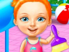 Гаме Sweet Baby Girl Summer Cleanup онлајн