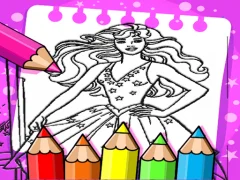 游戏Barbie Coloring Book 在线