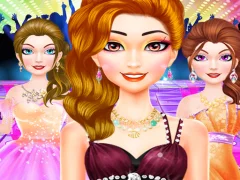 Xogo Queen Party Night Dress Up  en liña