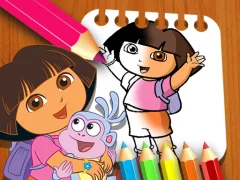 游戏Dora the Explorer the Coloring Book在线