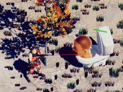 TopDown Skibidi Toilet Shooting — bezplatná online hra