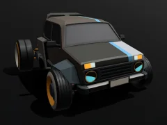 Xogo Russian Cyber Car Hexagon en liña