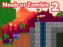 Noob vs Zombie 2 — bezmaksas tiešsaistes spēle