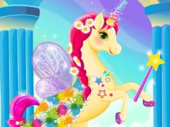 Xogo Unicorn Fashion Dress Up en liña