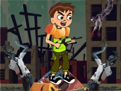 Ben 10 World War Zombies — joc online gratuit