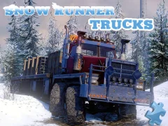 Snow Runner Trucks Jigsaw – kostenloses Online-Spiel