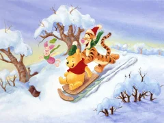 Laro Winnie the Pooh Christmas Jigsaw Puzzle 2 online