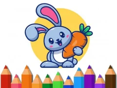 Cute Rabbit Coloring Book  — free online game