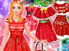 Xogo Christmas Princess Dress Up en liña