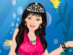 Barbie Mermaid Dressup เกมออนไลน์