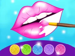 Glitter Lips Coloring Game เกมออนไลน์