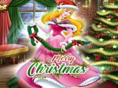 Xogo Princess Aurora Christmas Sweater Dress Up en liña