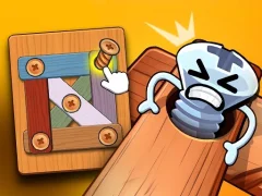 Wood Bolts Nuts Screw Pin Puzzle – kostenloses Online-Spiel