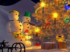 Xogo Snowman Family Time en liña