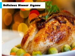 Xogo Delicious Dinner Jigsaw en liña