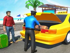 Xogo Offroad Mountain Taxi Cab Driver Game en liña