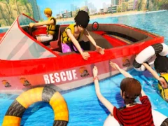 Beach Rescue Emergency Boat — لعبة مجانية اون لاين