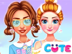 Xogo BFF Lovely Kawaii Outfits en liña