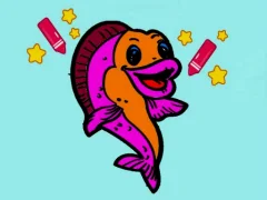 Easy To Paint GoldFish — free online game