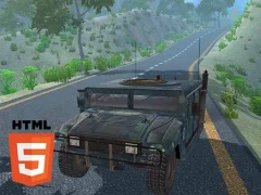 Hummer Jeep Driving Sim — bezmaksas tiešsaistes spēle