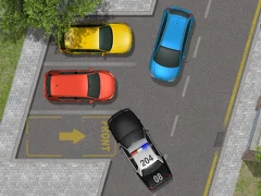 Park The Police Car — bezmaksas tiešsaistes spēle