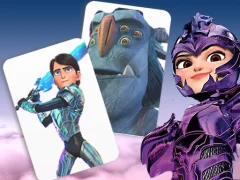 Spel Trollhunters Rise of The Titans Card Match på nätet