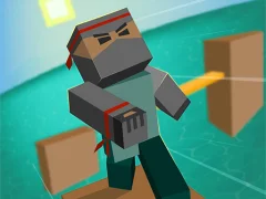 Xogo Blocky Parkour Ninja en liña