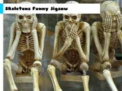Skeletons Funny Jigsaw — لعبة مجانية اون لاين