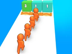 Permainan Crowd Stack 3D talian
