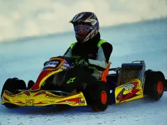 Xogo Kart Racing Jigsaw en liña