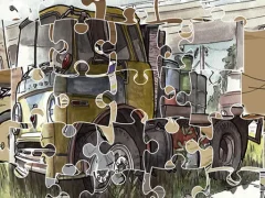 Spel Junk Trucks Jigsaw på nätet
