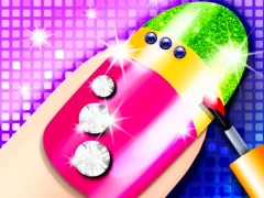 Xogo Girls Nail Art Salon en liña