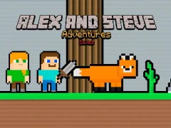Permainan Alex and Steve Adventures Saves talian