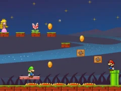 Permainan Mario Bros Save Princess talian