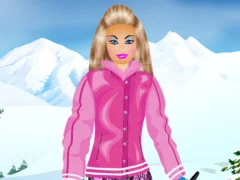 Xogo Barbie Snowboard Dress en liña