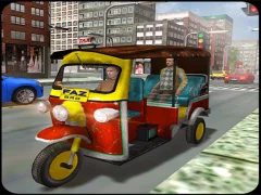 Tuk Tuk City Driver 3D — لعبة مجانية اون لاين
