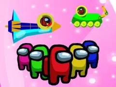Among Us Color fall  – kostenloses Online-Spiel
