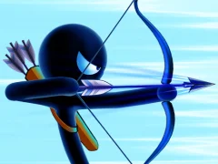Stickman Archer Warrior — bezplatná online hra