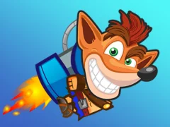 Flying Crash Bandicoot — free online game