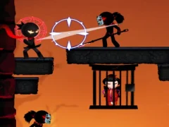 Ninja Stickman Warrior HTML5 — bezmaksas tiešsaistes spēle