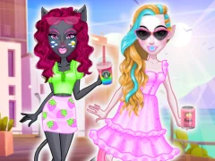 Monster Girls Summer Vacation เกมออนไลน์