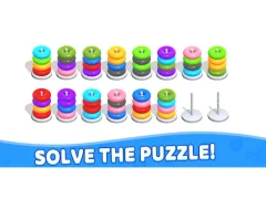 Spel Color Hoop Stack - Puzzle på nätet