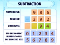Subtraction Practice – kostenloses Online-Spiel