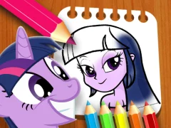 游戏Equestria Girls Coloring Book在线
