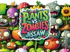 Spel Plants vs Zombies Jigsaw på nätet
