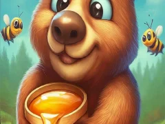 Bee, Bear & Honey — لعبة مجانية اون لاين