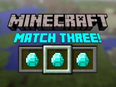 Xogo Minecraft Match Three en liña