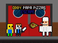 Гаме Obby Papa Pizzas Escape онлајн