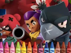 Brawl Stars Coloring book — free online game