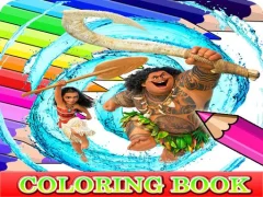 Coloring Book for Moana — free online game